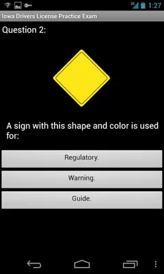 Drivers Test android App screenshot 1